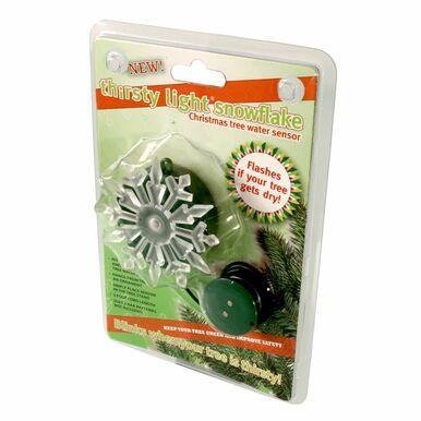 Hydrofarm Thirsty Light Snow Flake Christmas Tree and Plant Digital Water Sensor